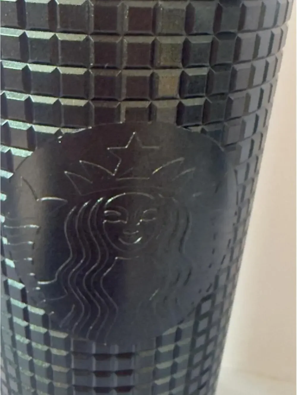 Starbucks Emerald Green Textured 24oz Tumbler with Straw and Cleaning Brush